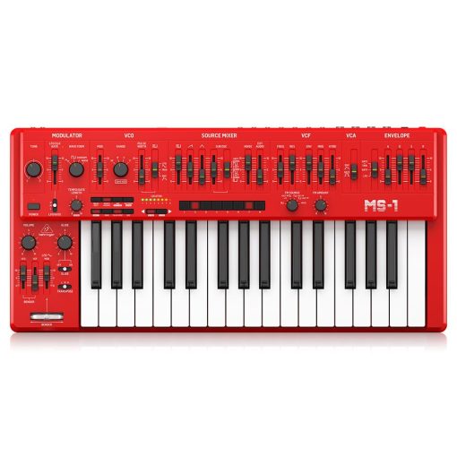 Behringer Ms-1-Rd 32 Tuş Analog Synthesizer Klavye (Kırmızı)