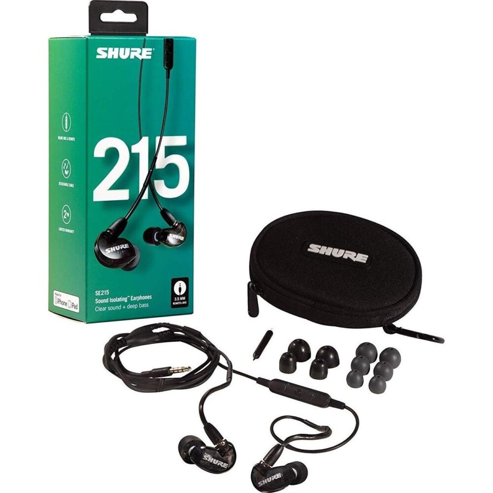 Shure Se215-K-Efs Kulaklik (Black)